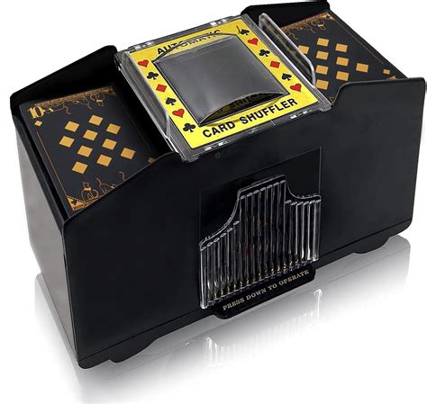 casino multi deck automatic card shuffler batteries
